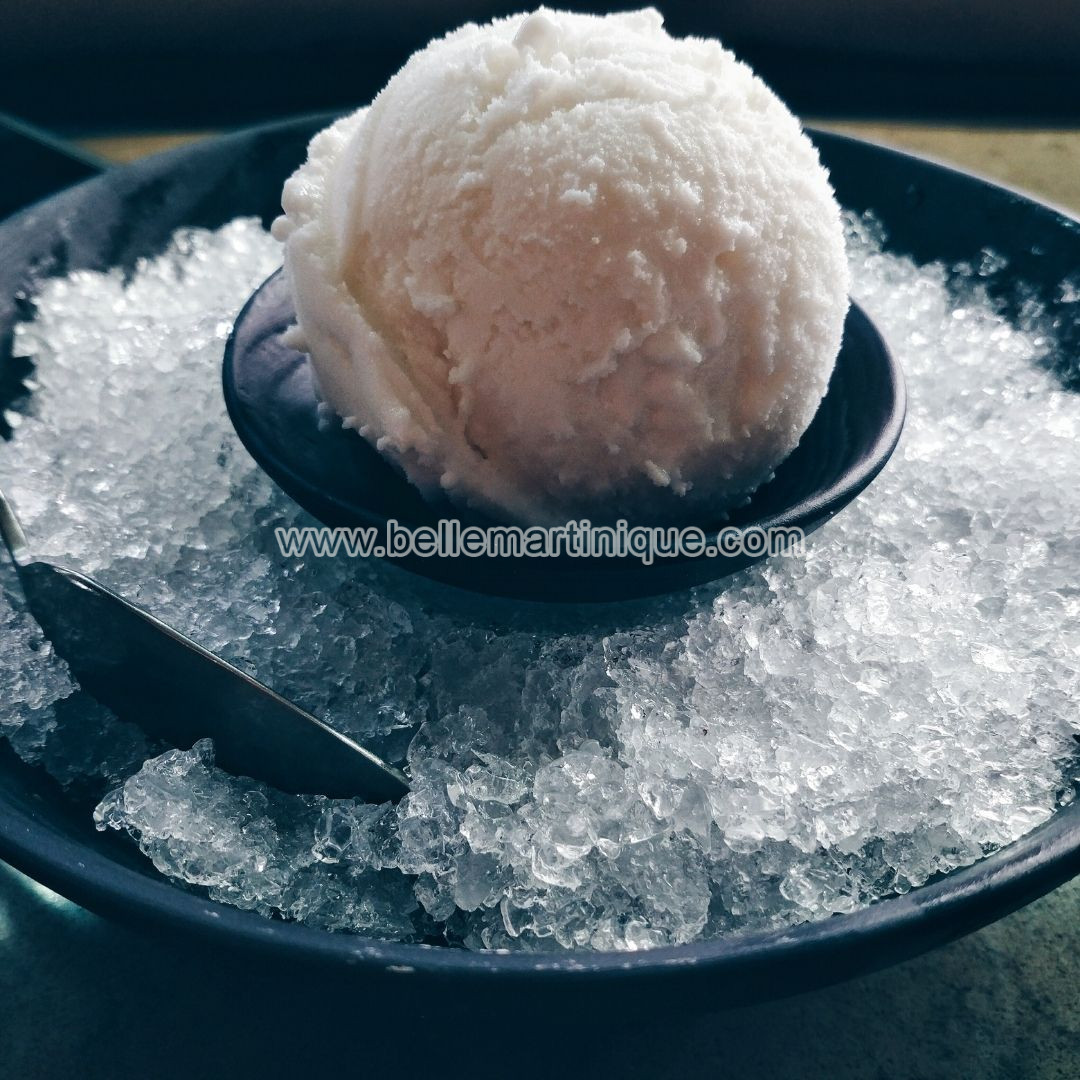 Sorbet-à-la-noix-de-coco recette antillaise creole martinique