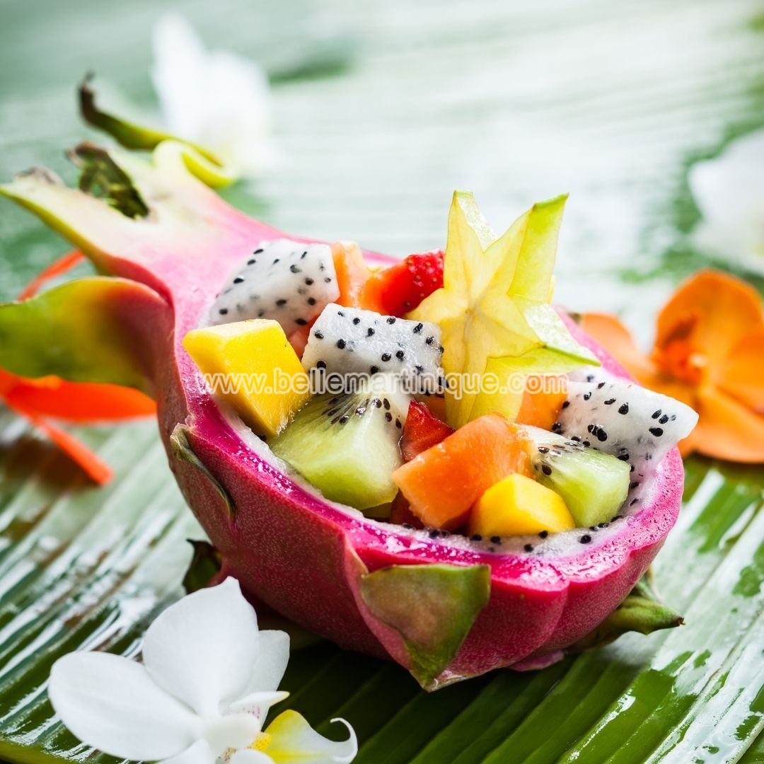 fruits-exotiques-coco-papillotes-dessert-recette-creole-martinique