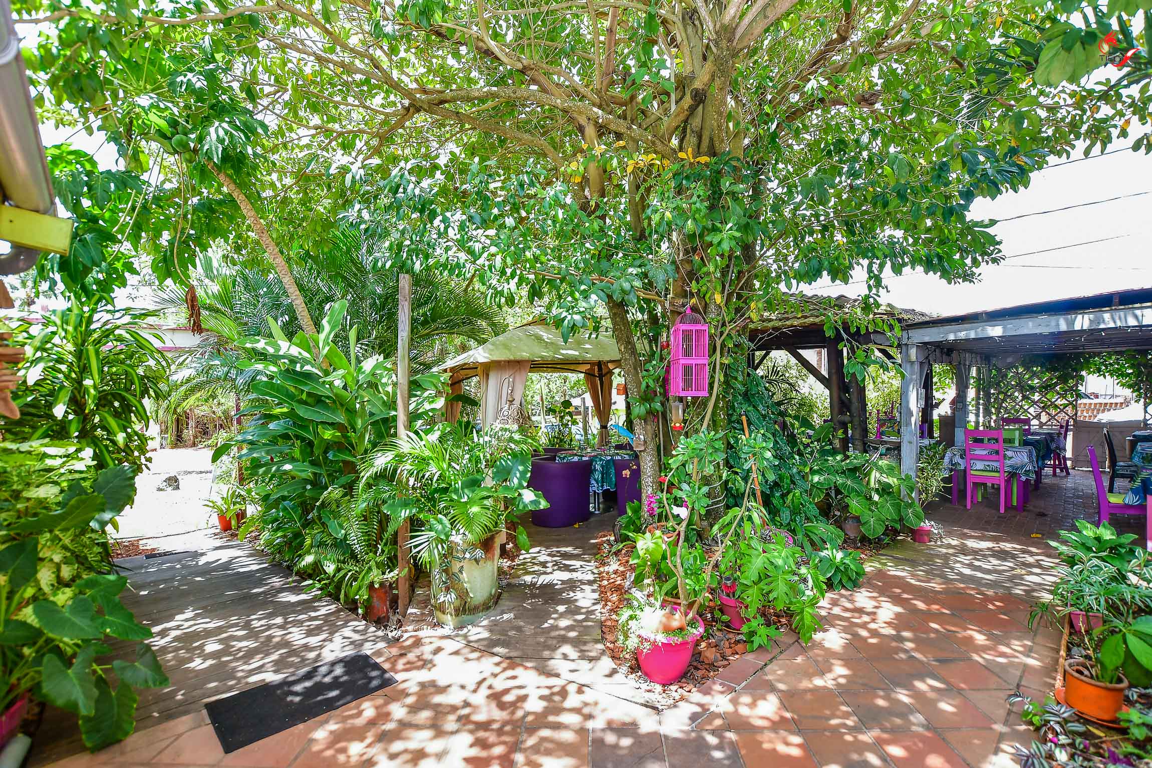 Restaurant le Jardin des Envies, Village de la Poterie, Trois Ilets Martinique