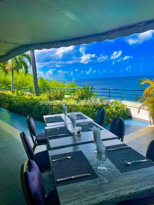 le bleu marine restaurant hotel la bateliere Martinique
