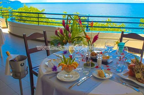 le bleu marine restaurant hotel la bateliere schoelcher Martinique