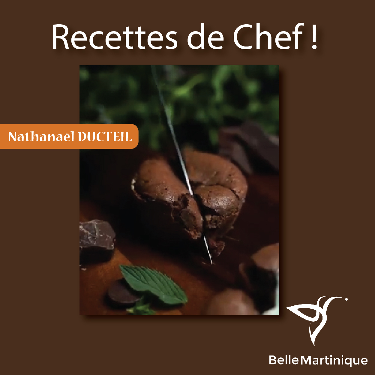Recettes de Chef - Moelleux au chocolat et menthe-Nathanael CUCTEIL _Plan de travail 1