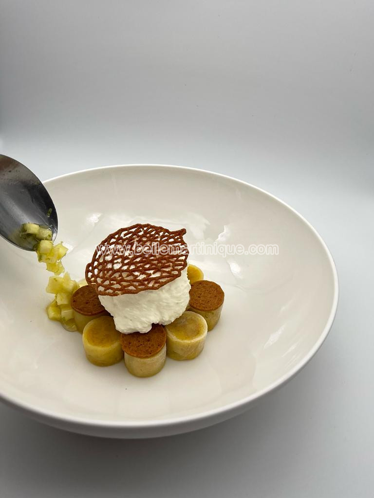 ananas-miel-fromage-blanc-recette-dessert-chef-nicolas-magie-martinique