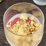 restaurant Lili en ville - Fort de France- dessert panacotta mangue