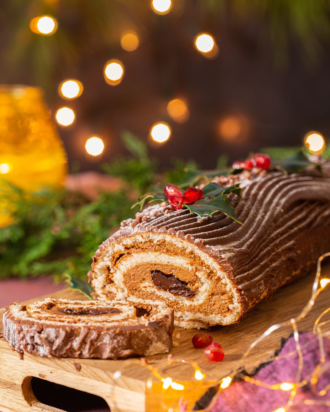 Buche chocolat clémentine recette de noël